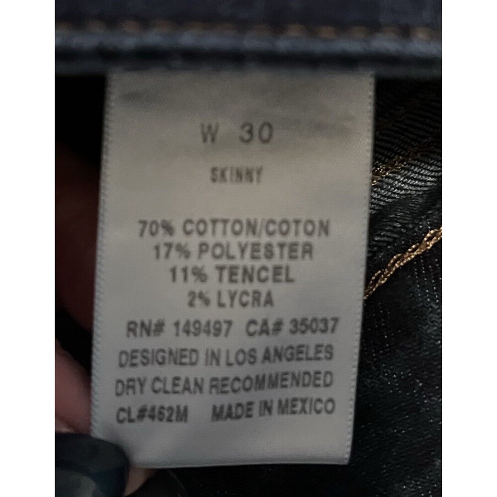 Joes Jeans Giselle Mid Rise Skinny Ankle Denim Womens 10/30 Blue Classic Y2K - Picture 5 of 7